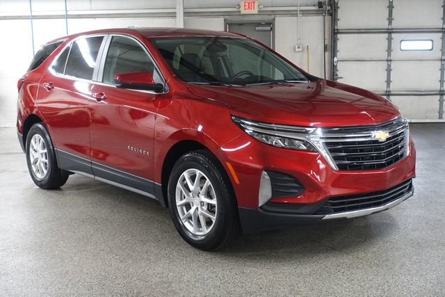 2023 Chevrolet Equinox LT in Radiant Red Tintcoat — front three-quarter view